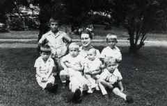  Ruth Kreider with unknown children.